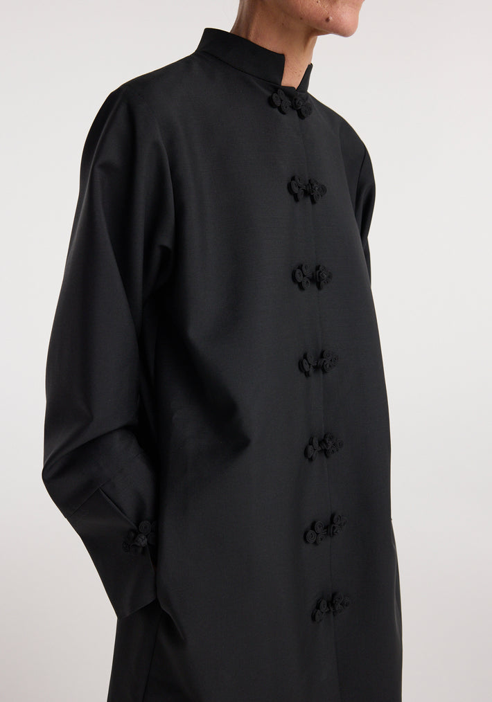 Pankou closure dress | black