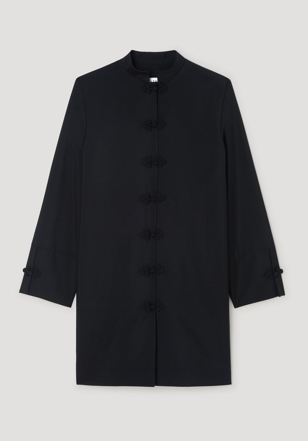 Pankou closure dress | black