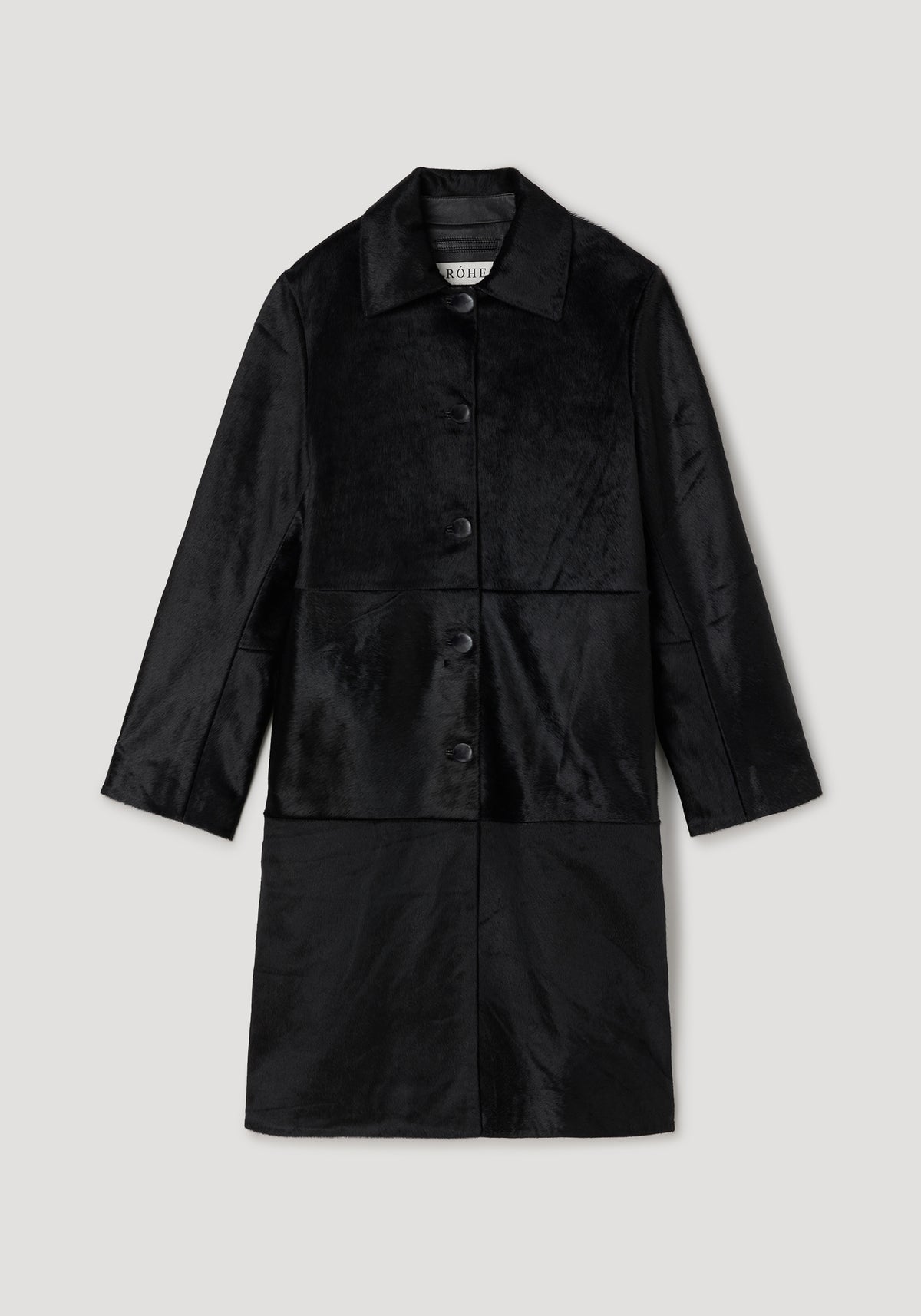 Black ponyhair coat | black