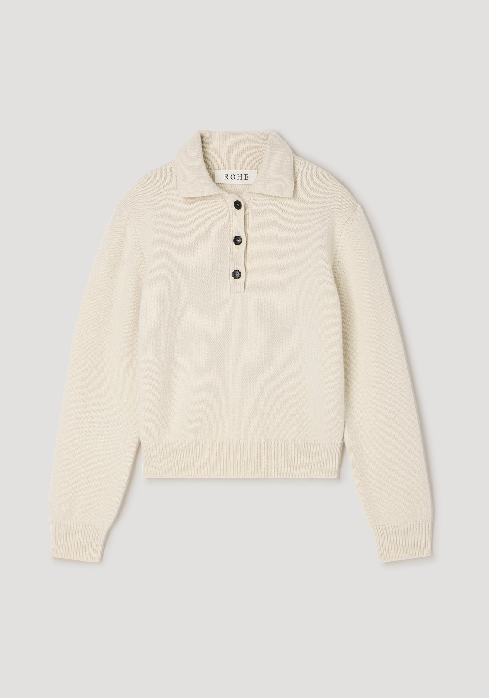 Wool-cashmere polo | cream