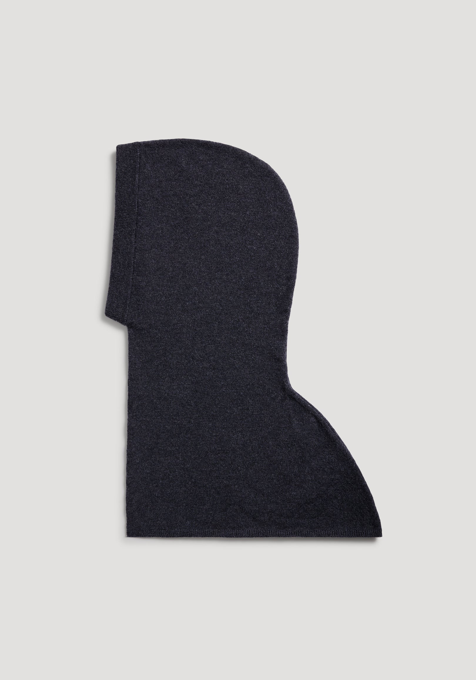 Balaclava | anthracite melange in dark gray fabric, designed to fully cover the head and neck for warmth and protection against the cold.