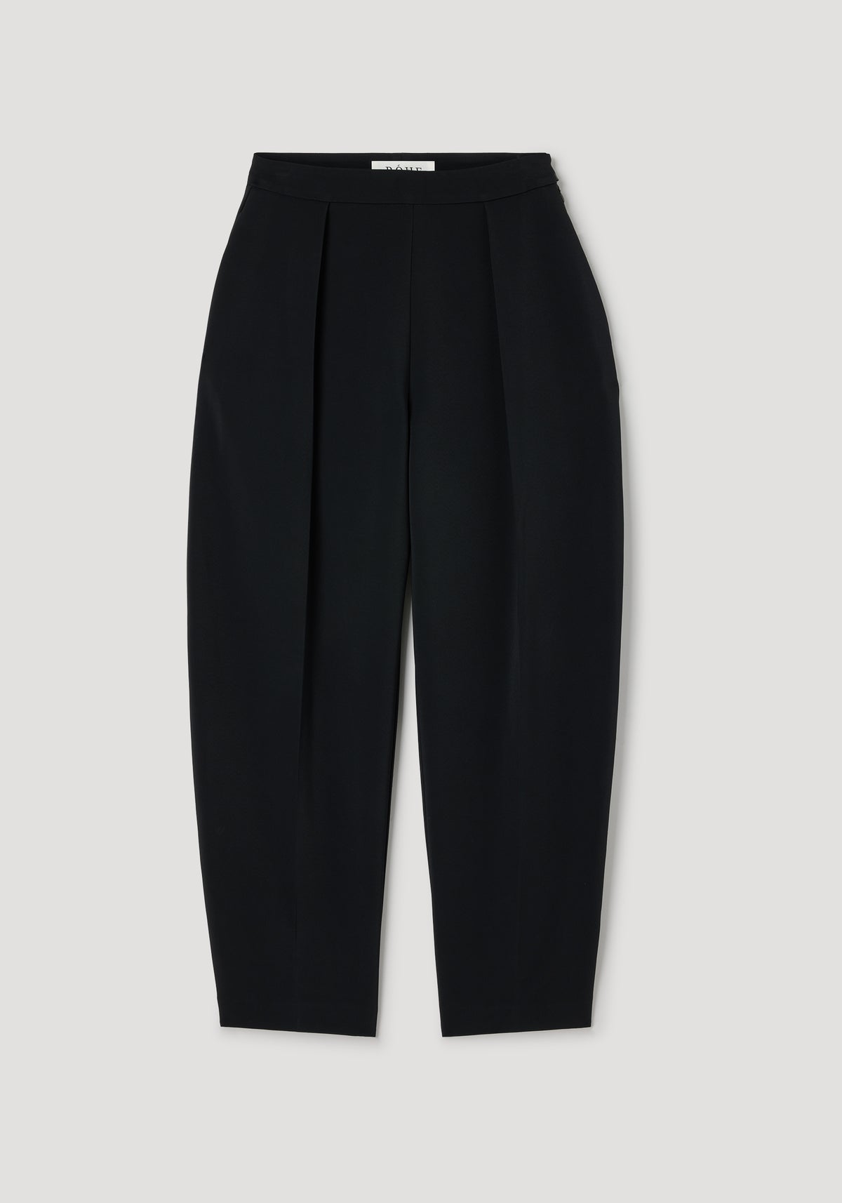 Puck - Sculptural tailored trousers | black