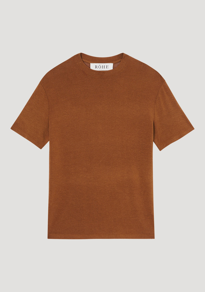 Fluid jersey t-shirt | rust