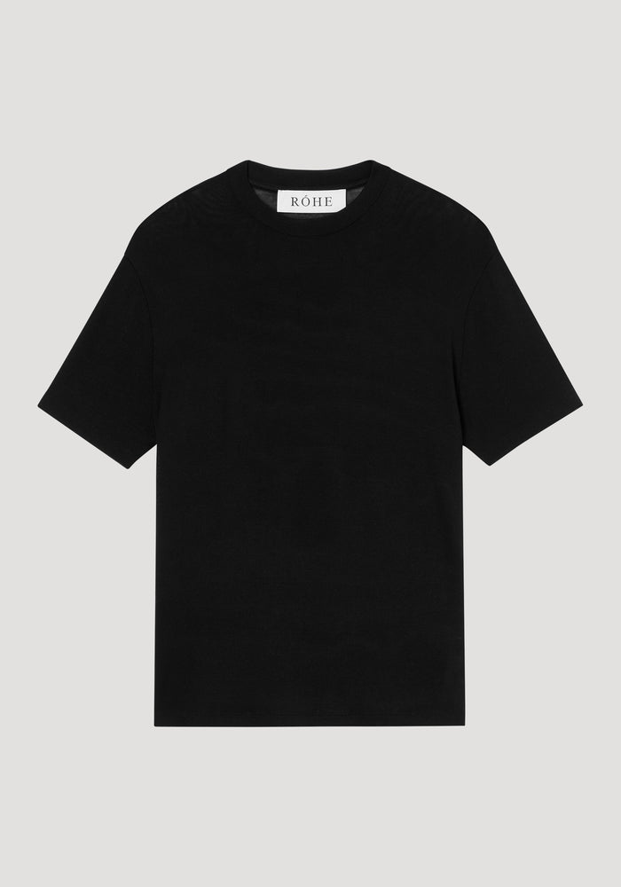 Fluid jersey t-shirt | noir