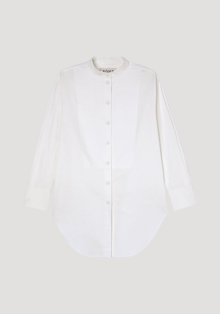 Modern tuxedo shirt | optic white