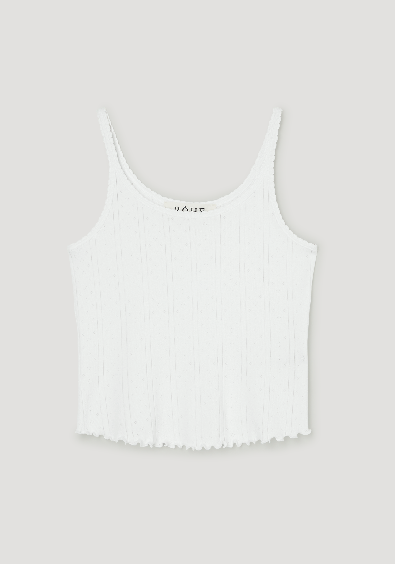 Pointelle tank | off white