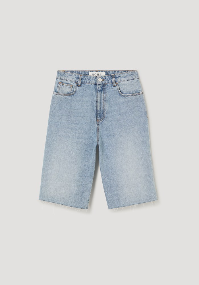 Baggy fit denim shorts | classic blue