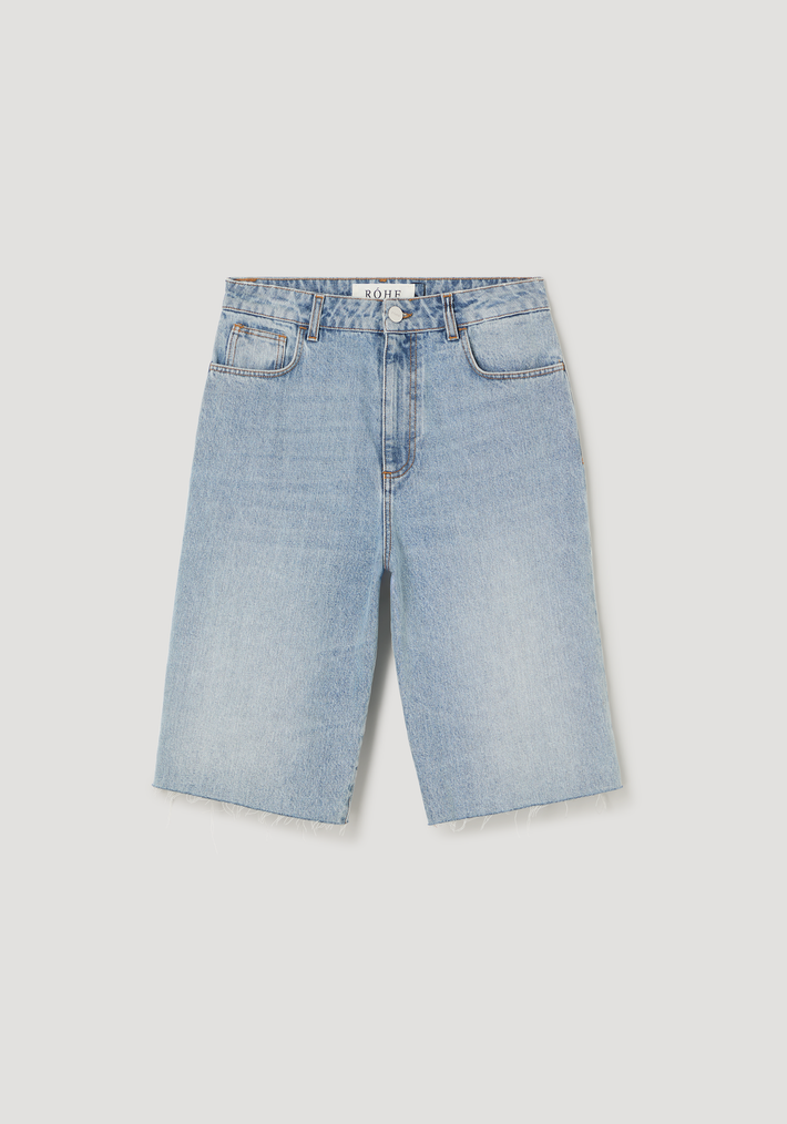 Baggy fit denim shorts | classic blue