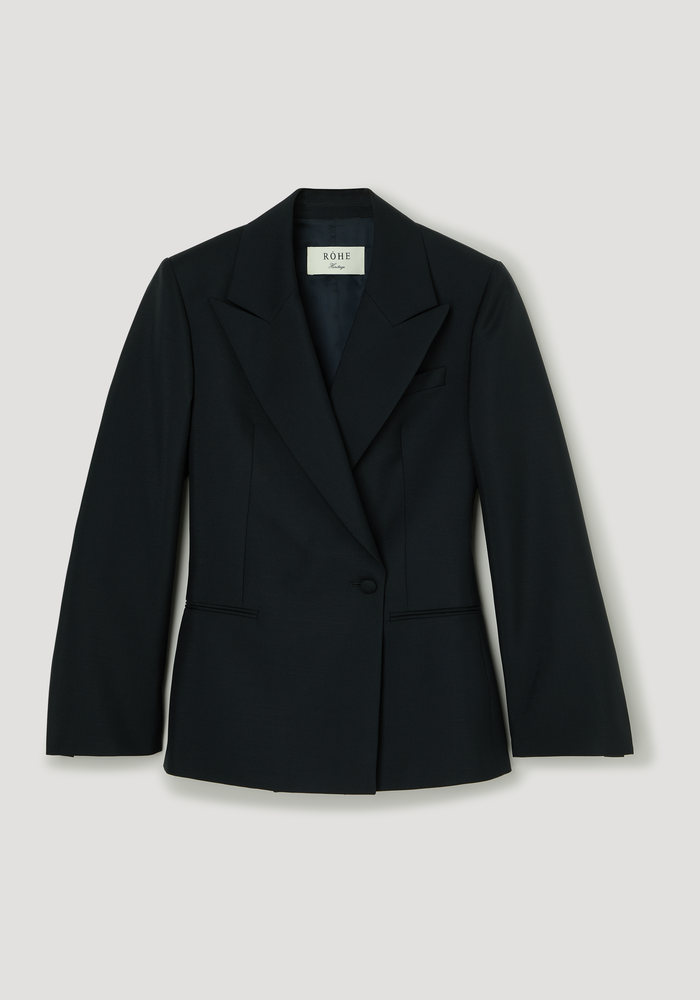 Hourglass shaped blazer | navy