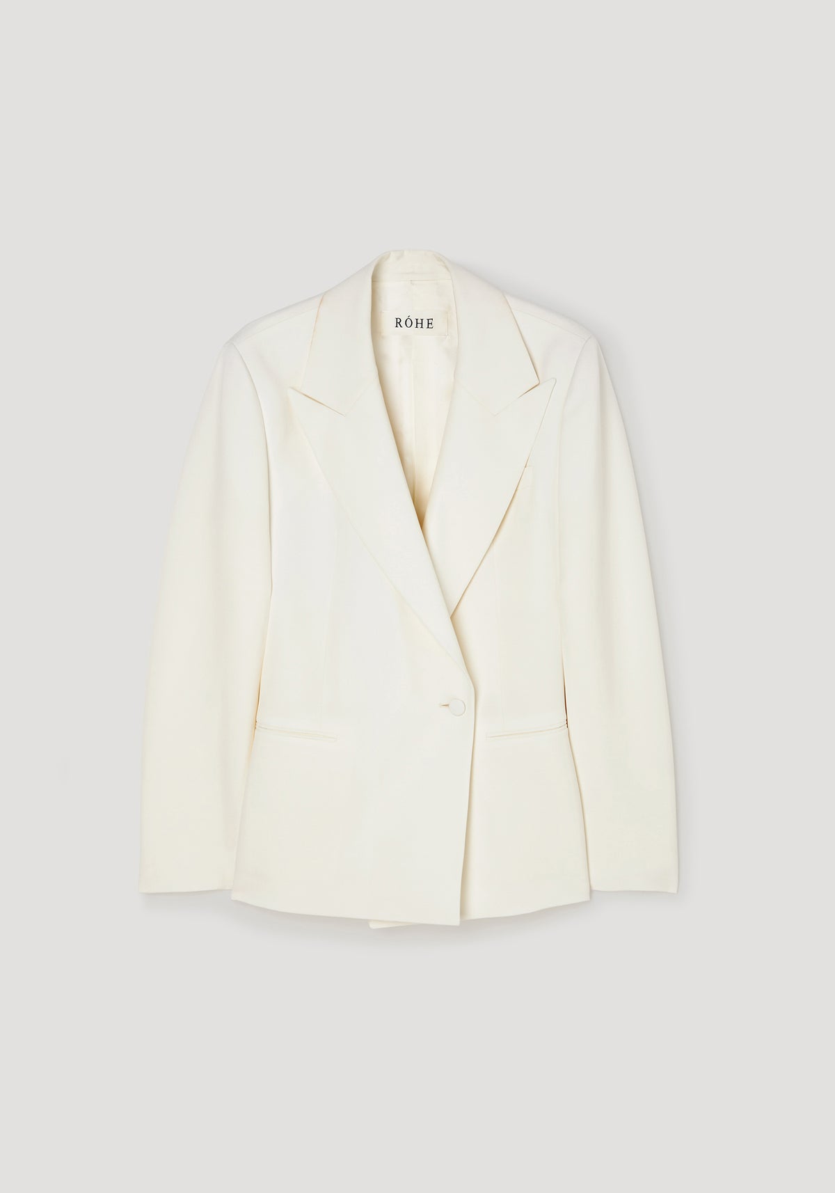 Hourglass shaped blazer | off white