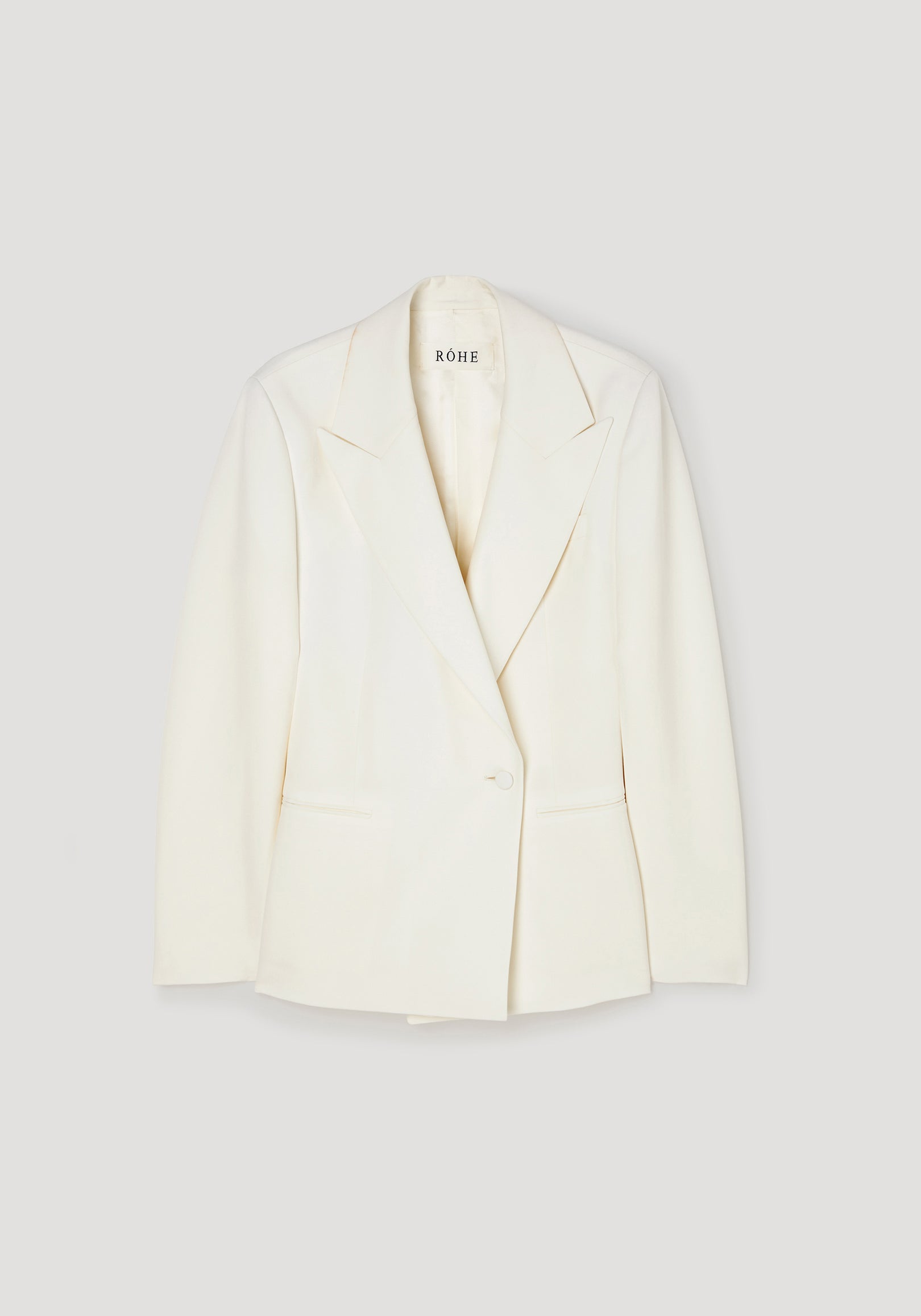 Hourglass shaped blazer | off white