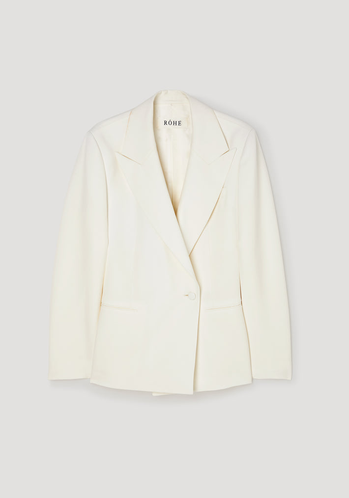 Hourglass shaped blazer | off white