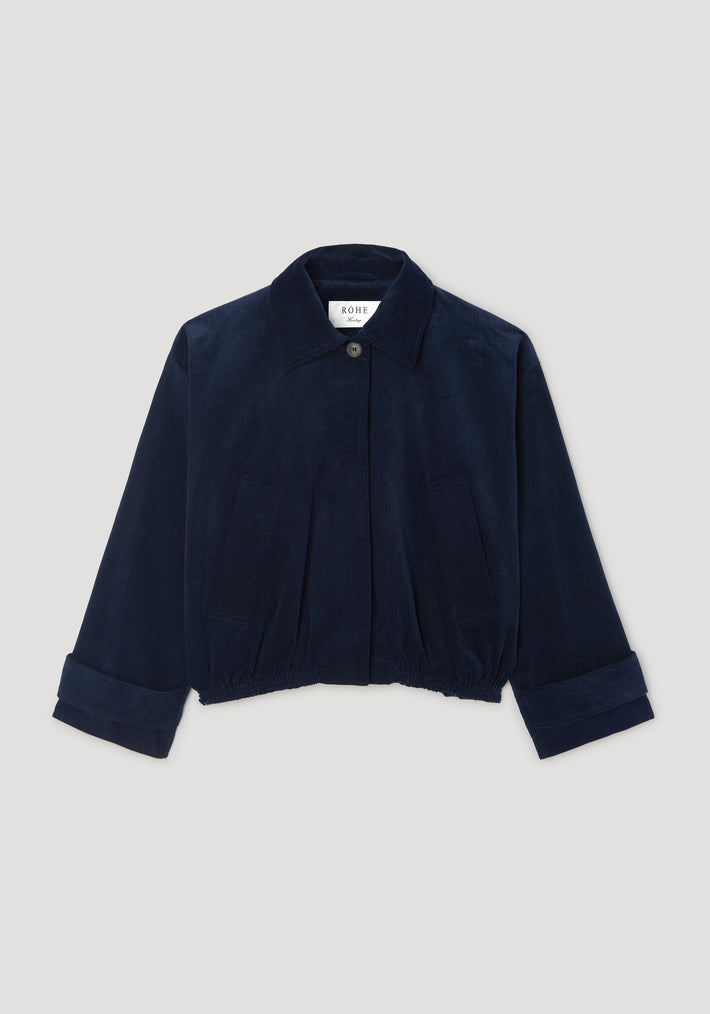 Corduroy blouson jacket | night