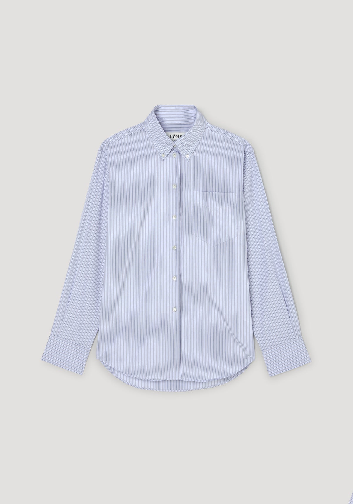 Oxford striped shirt | blue stripe