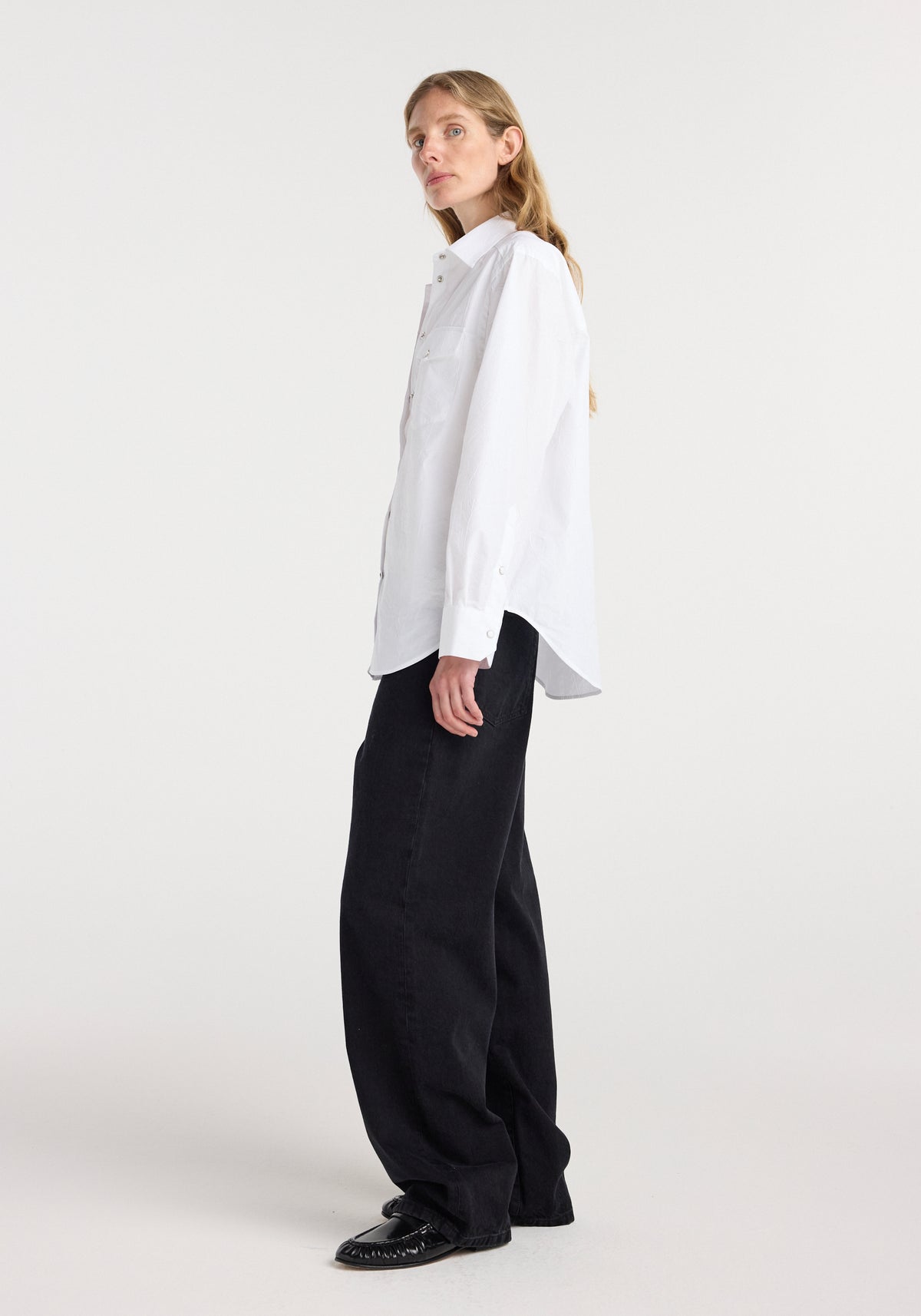 Western shirt | optic white