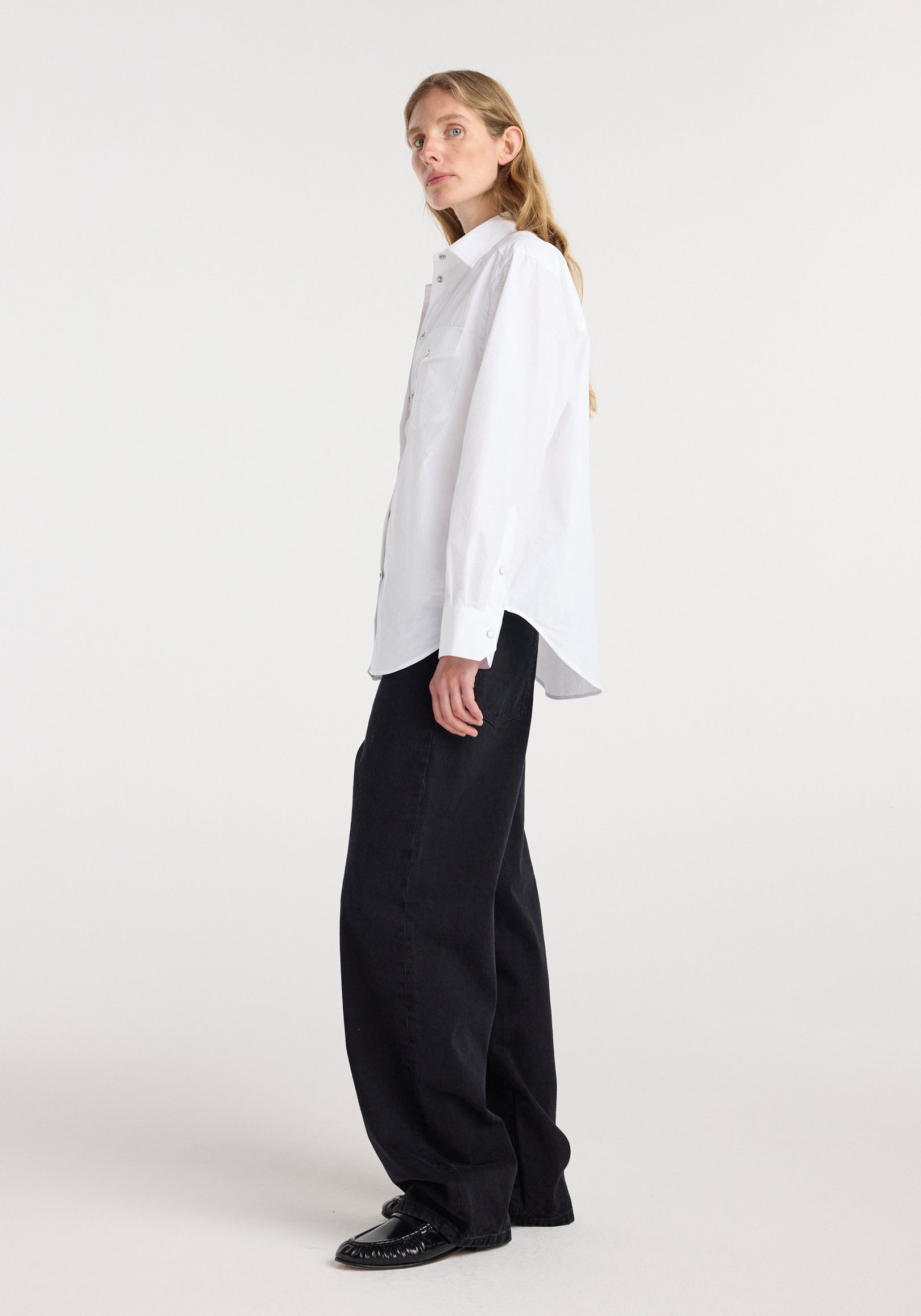 Western shirt | optic white