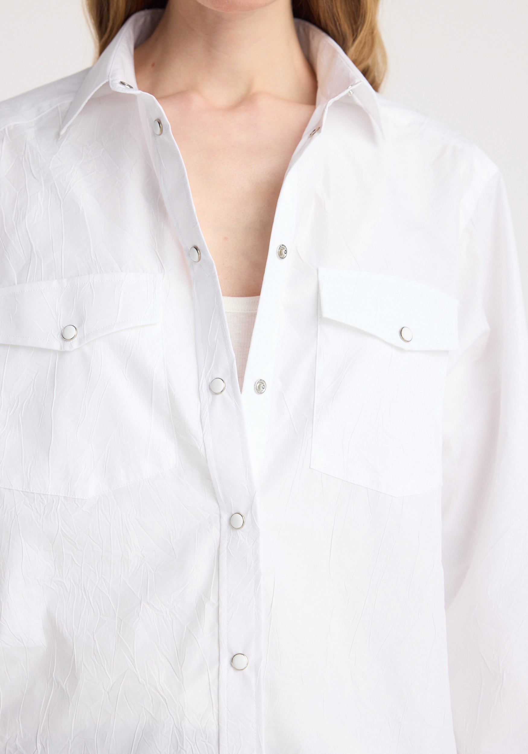 Western shirt | optic white