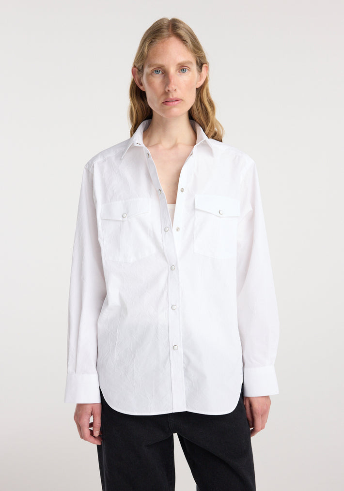 Western shirt | optic white