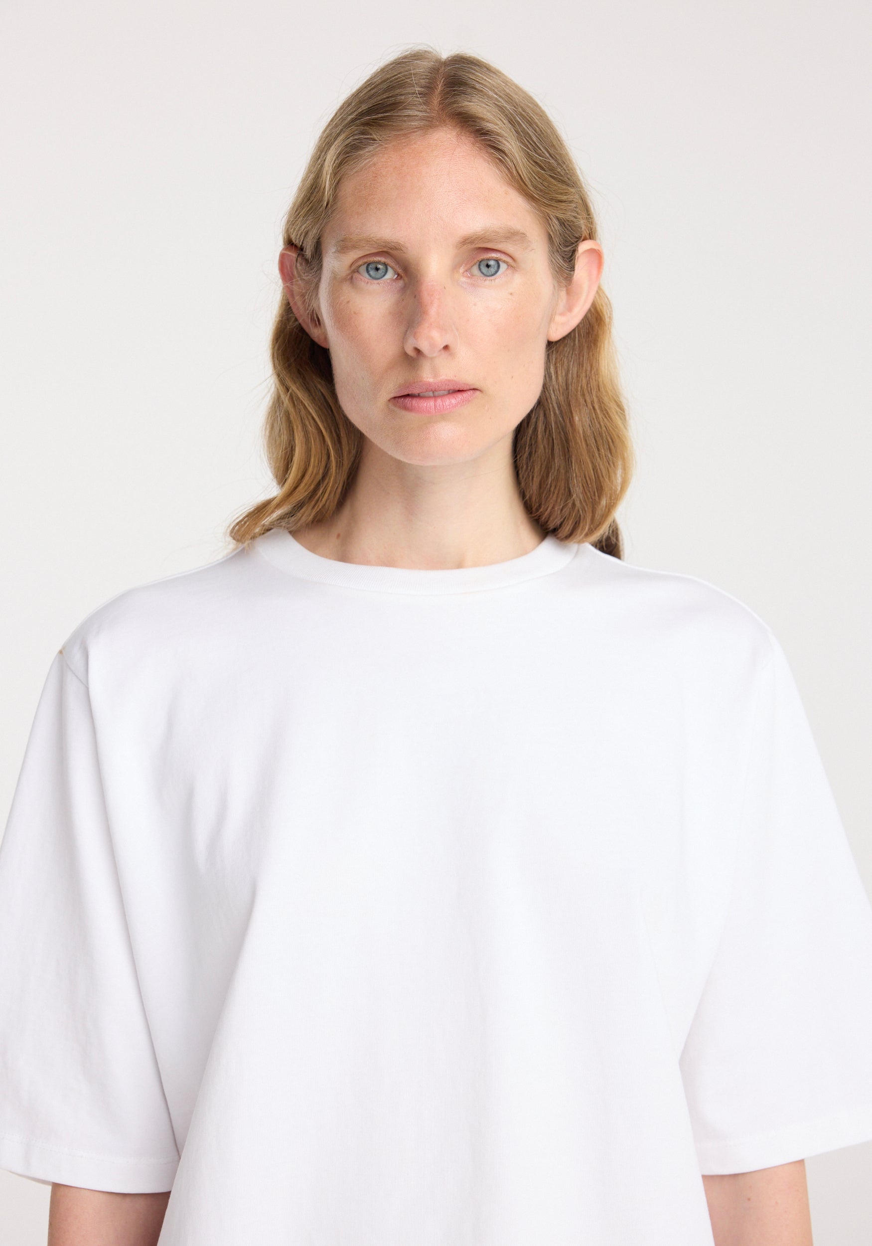 Oversized cotton t-shirt | optic white