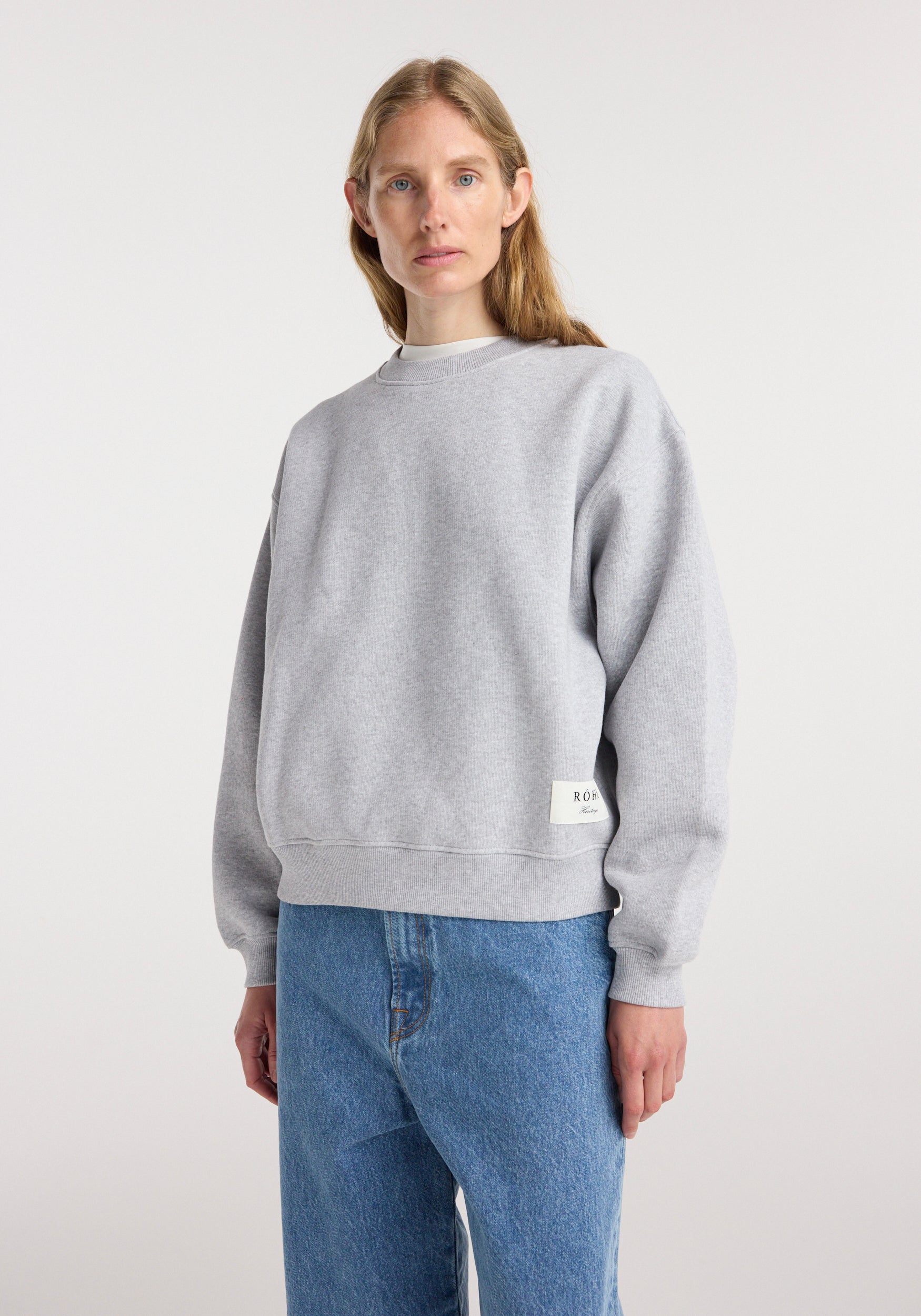 Sweatshirt | mid grey melange