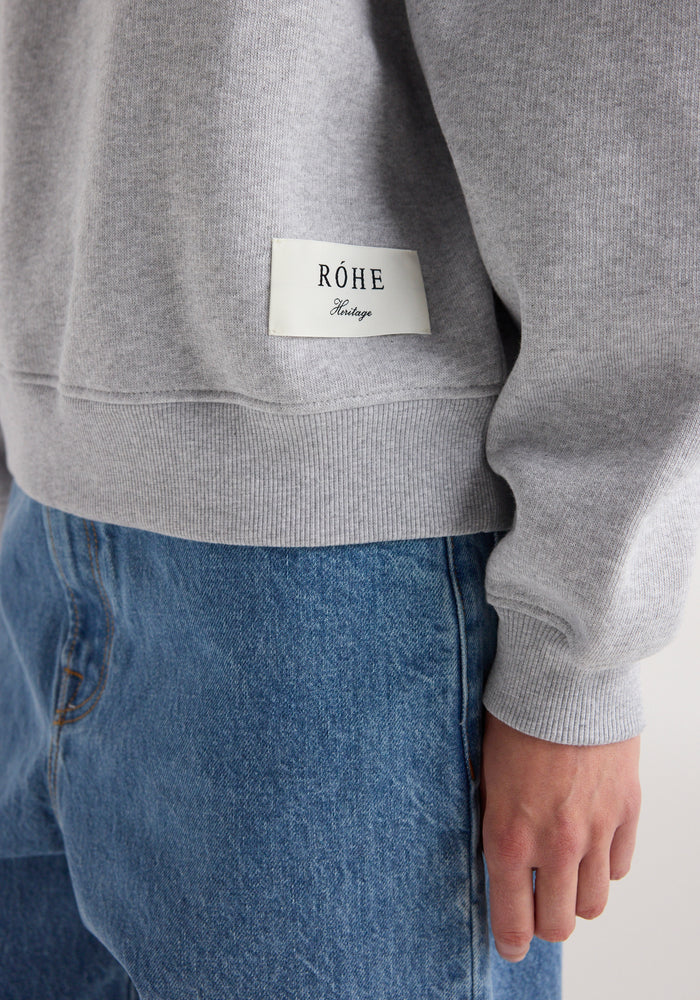 Sweatshirt | mid grey melange