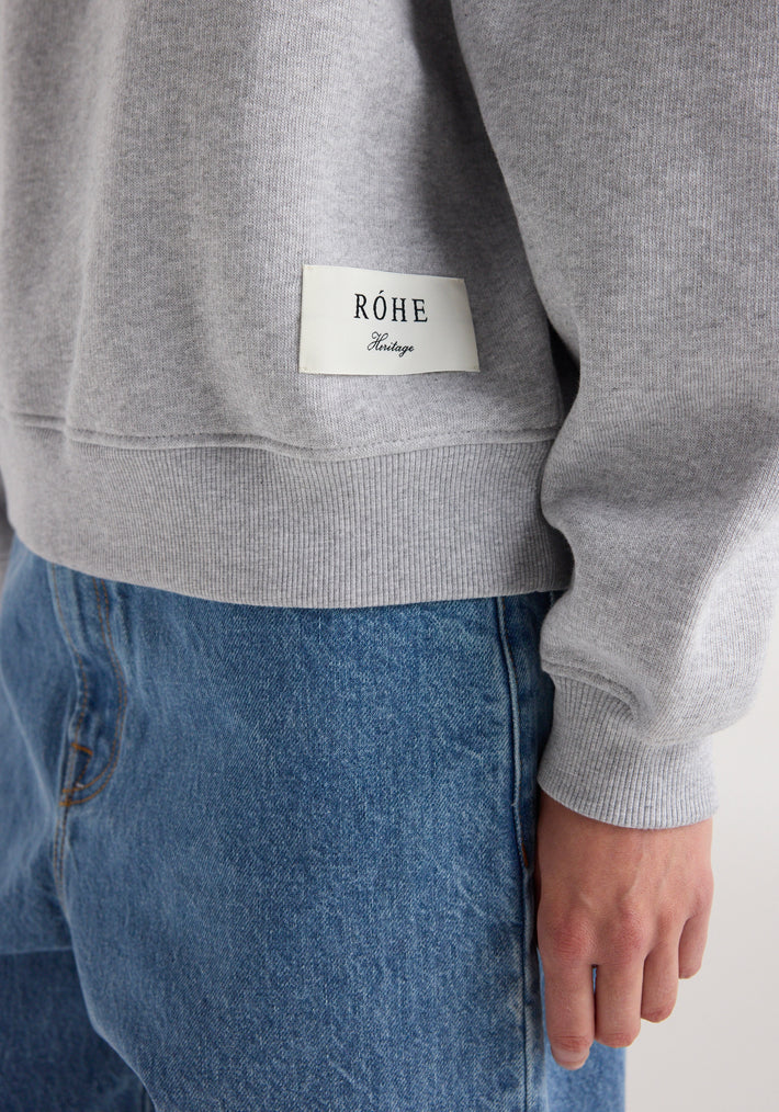 Sweatshirt | mid grey melange