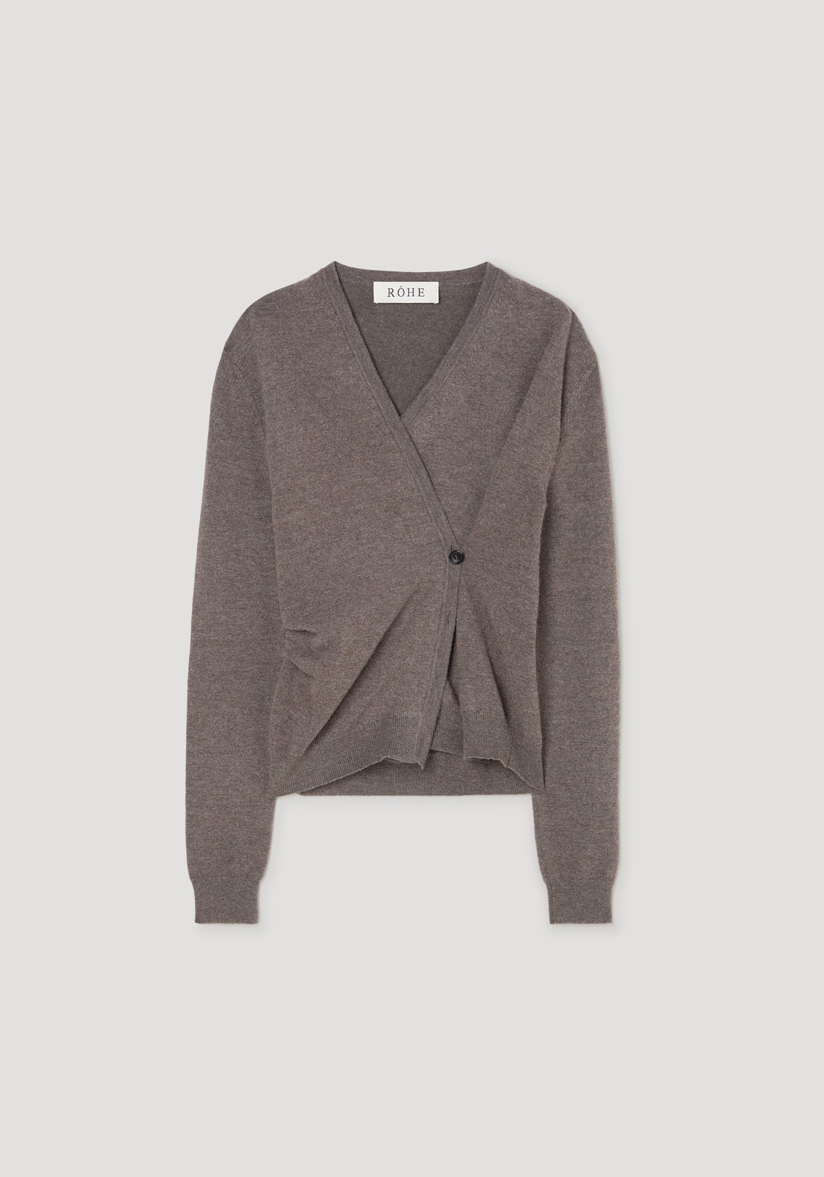 Twisted ballet cardigan | mud