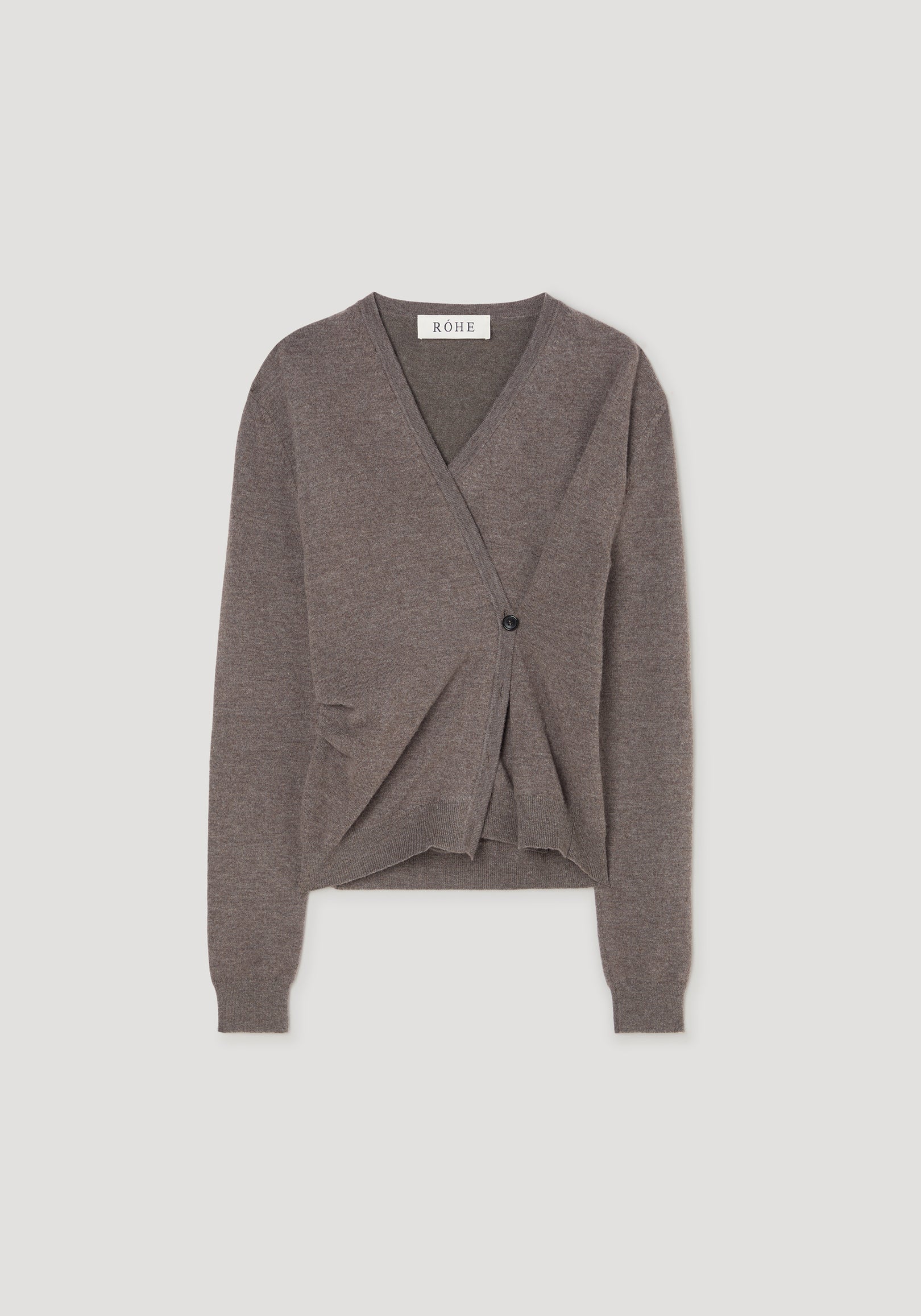 Twisted ballet cardigan | mud