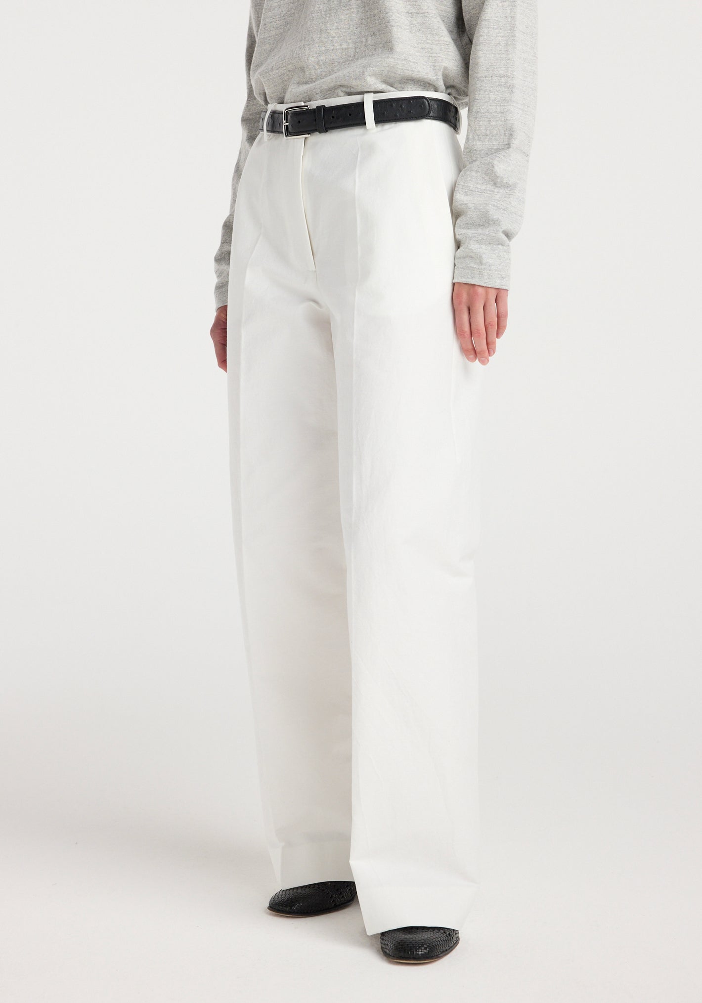 Classic loose fit chino | optic white