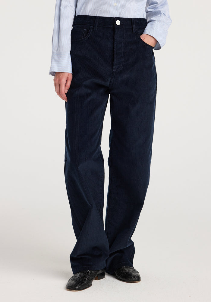 Bruun - Signature baggy corduroy | night