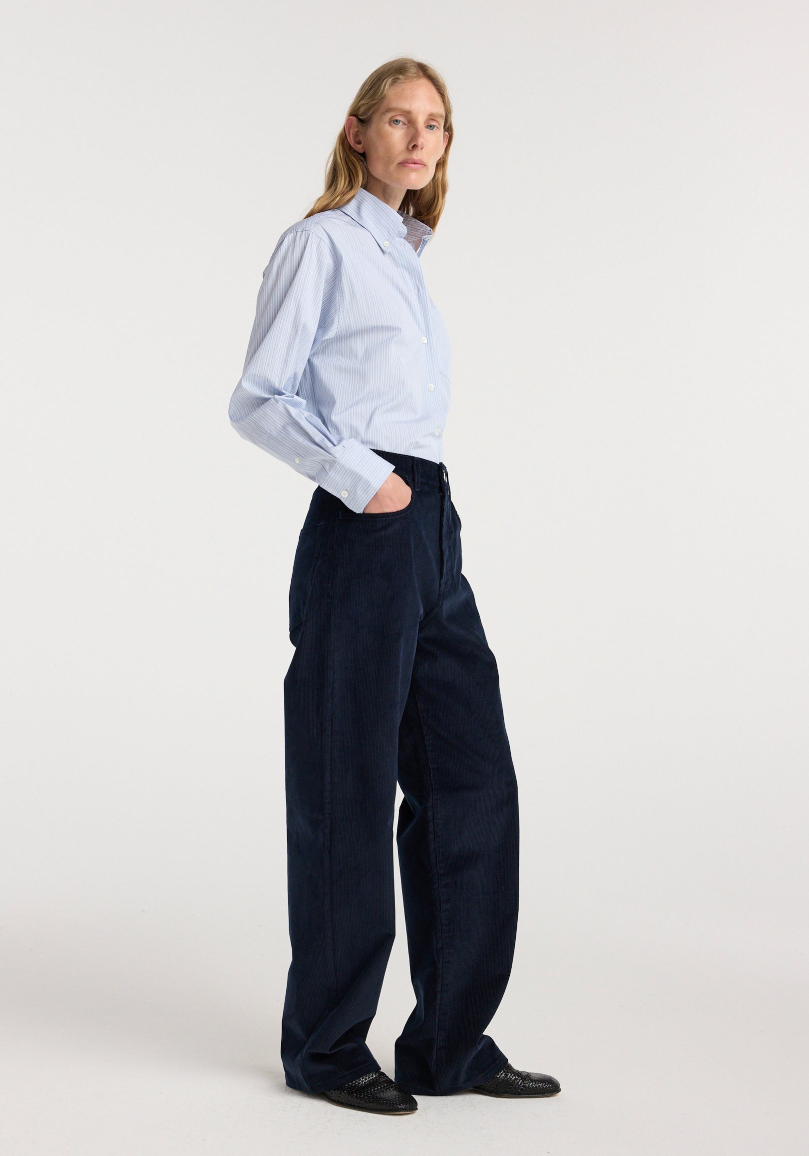 Bruun - Signature baggy corduroy | night