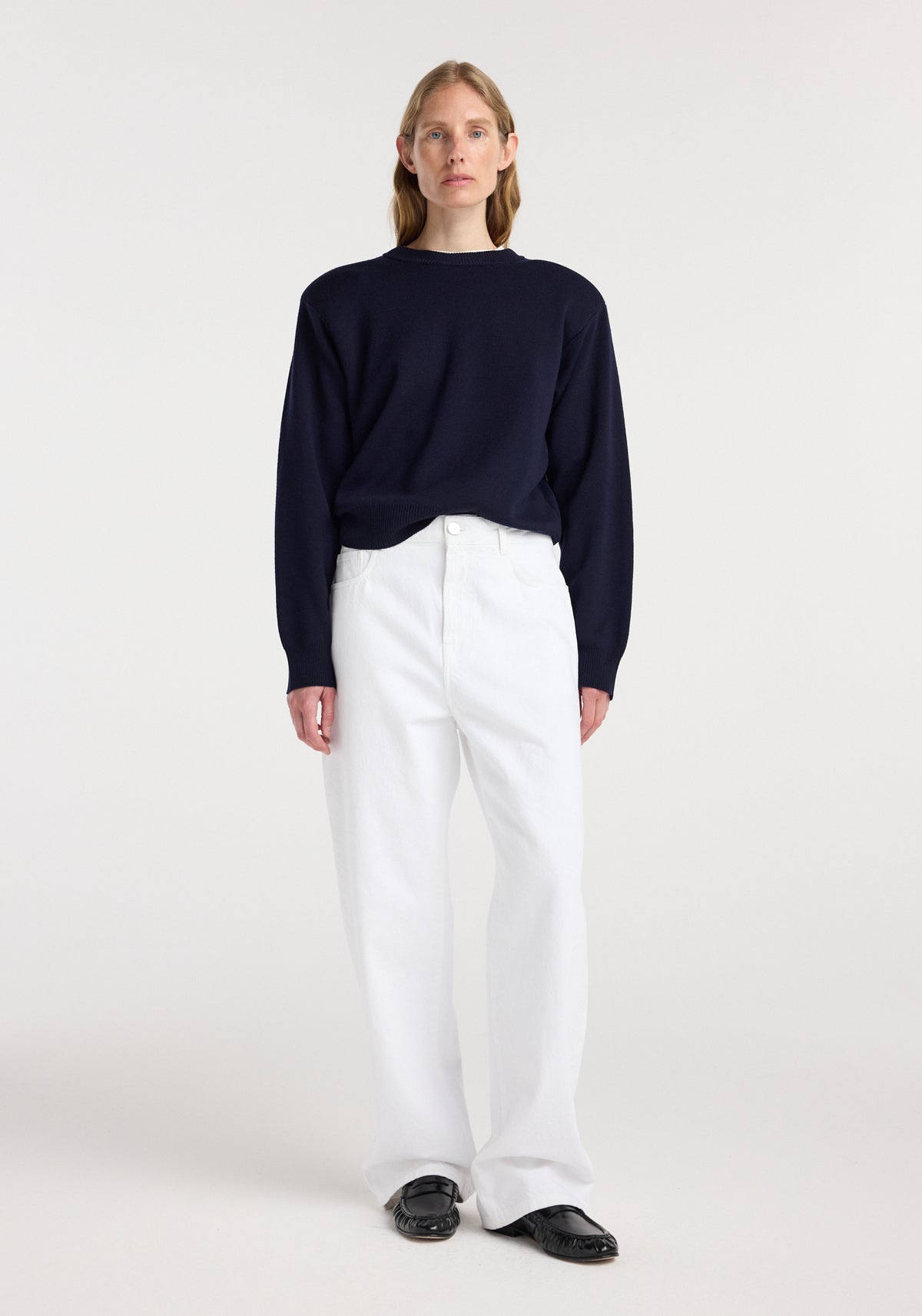 Bruun - Signature baggy denim | optic white