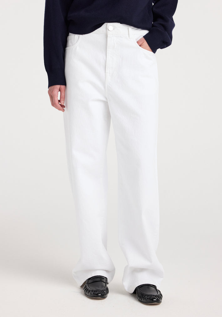 Bruun - Signature baggy denim | optic white