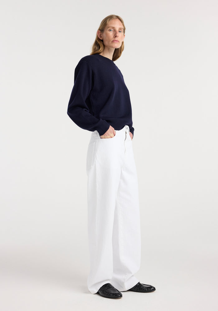 Bruun - Signature baggy denim | optic white
