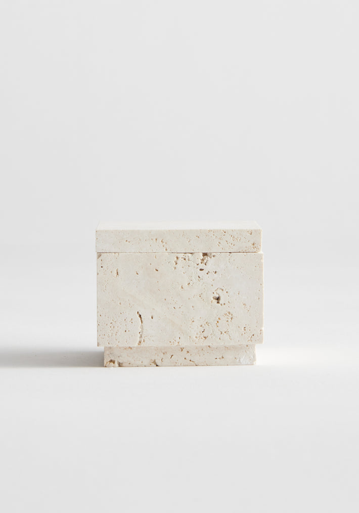 Tealight box | travertine