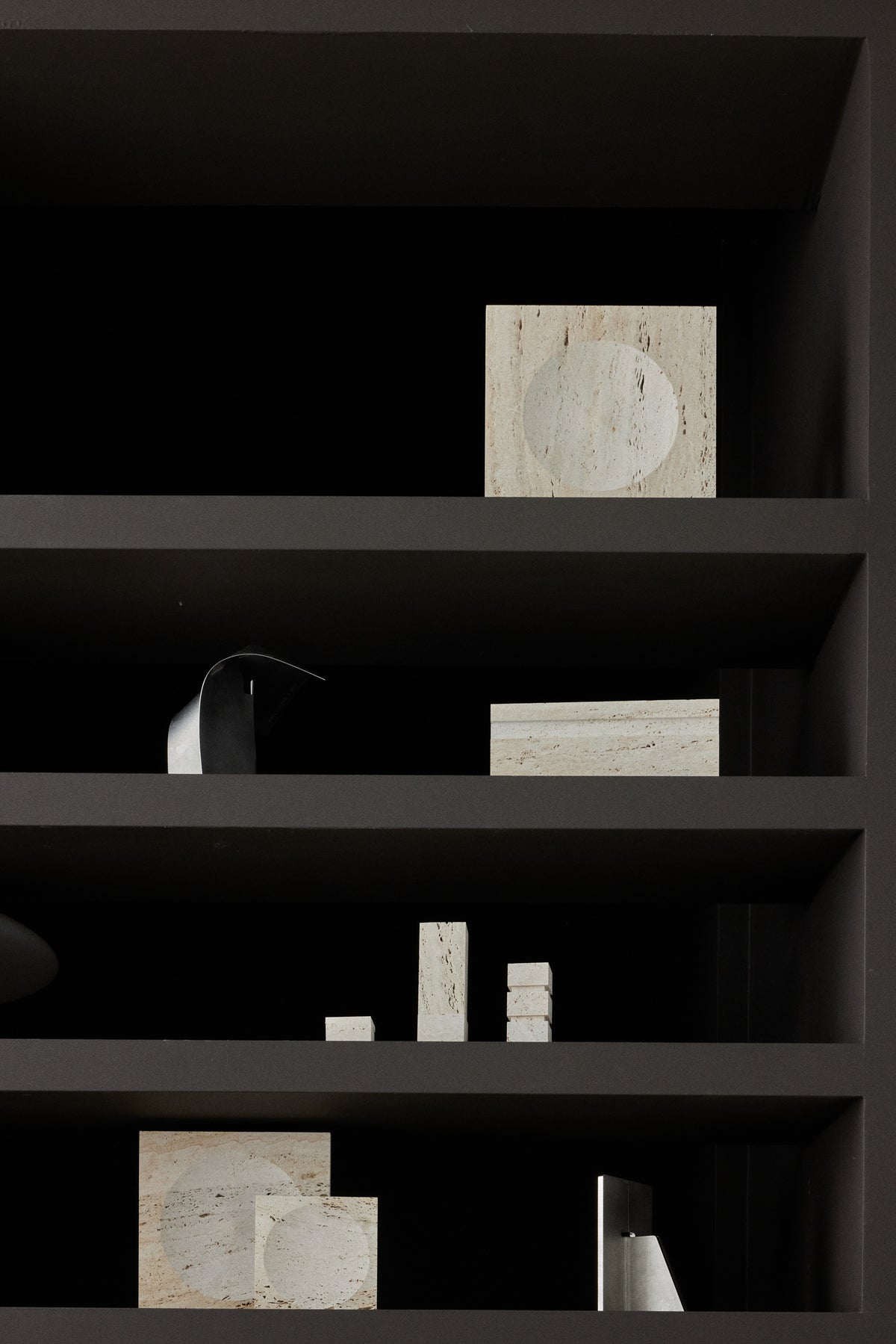 Medium tray | travertine