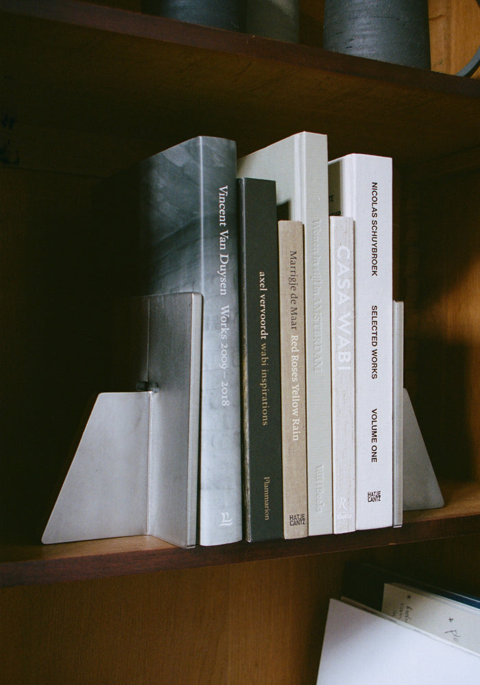 Stainless steel bookends | stainless steel