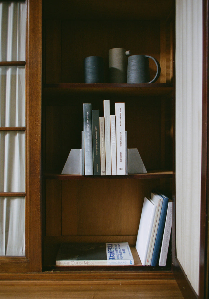 Stainless steel bookends | stainless steel