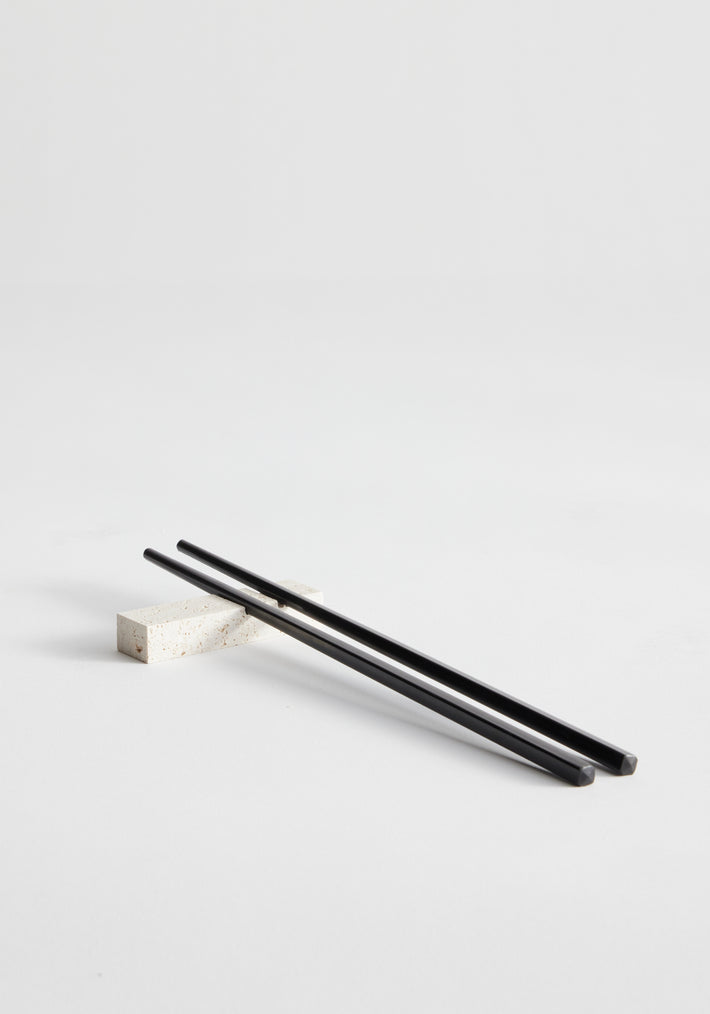 Chopstick holders | travertine