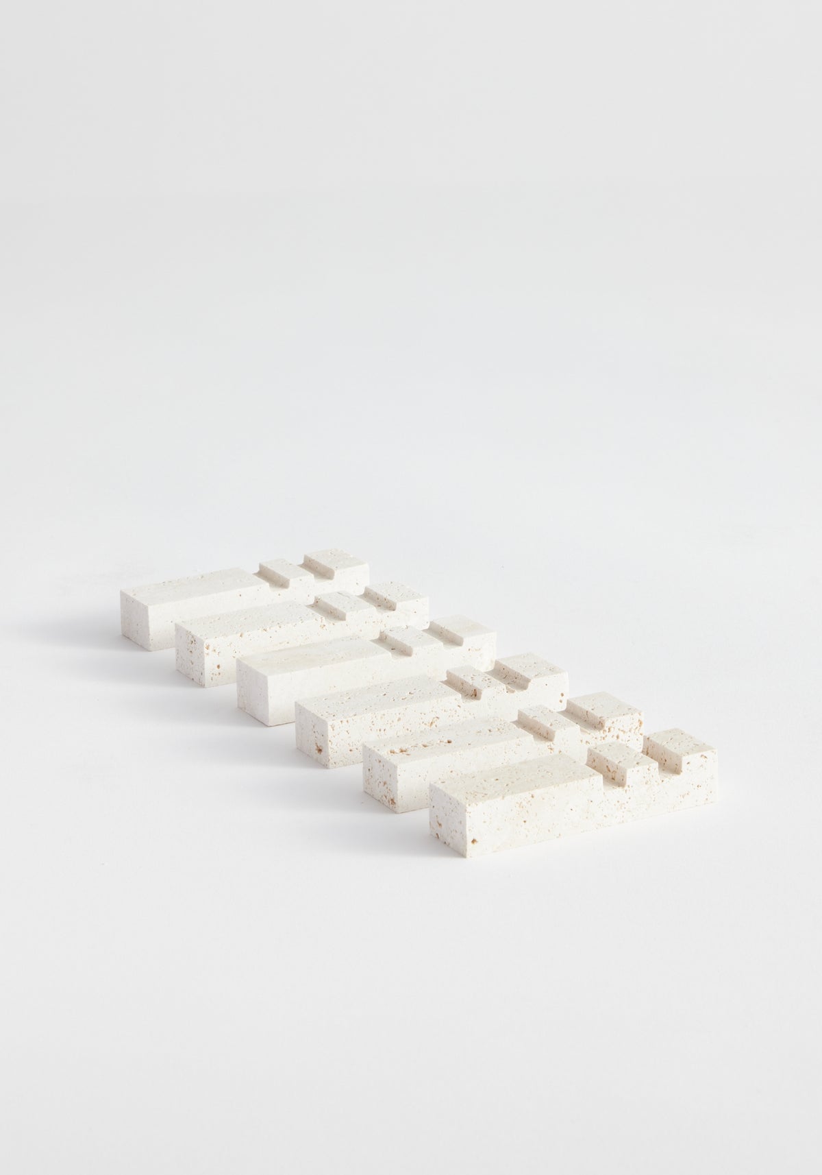 Chopstick holders | travertine