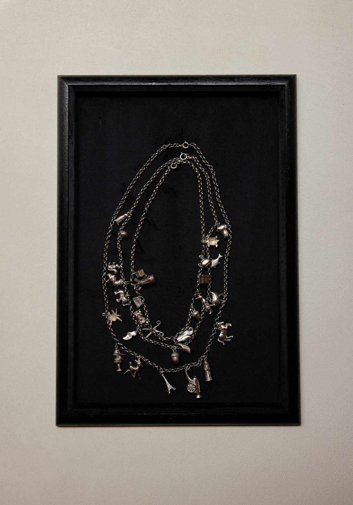 Dutch Silver, set of 3 miniatures necklaces | silver