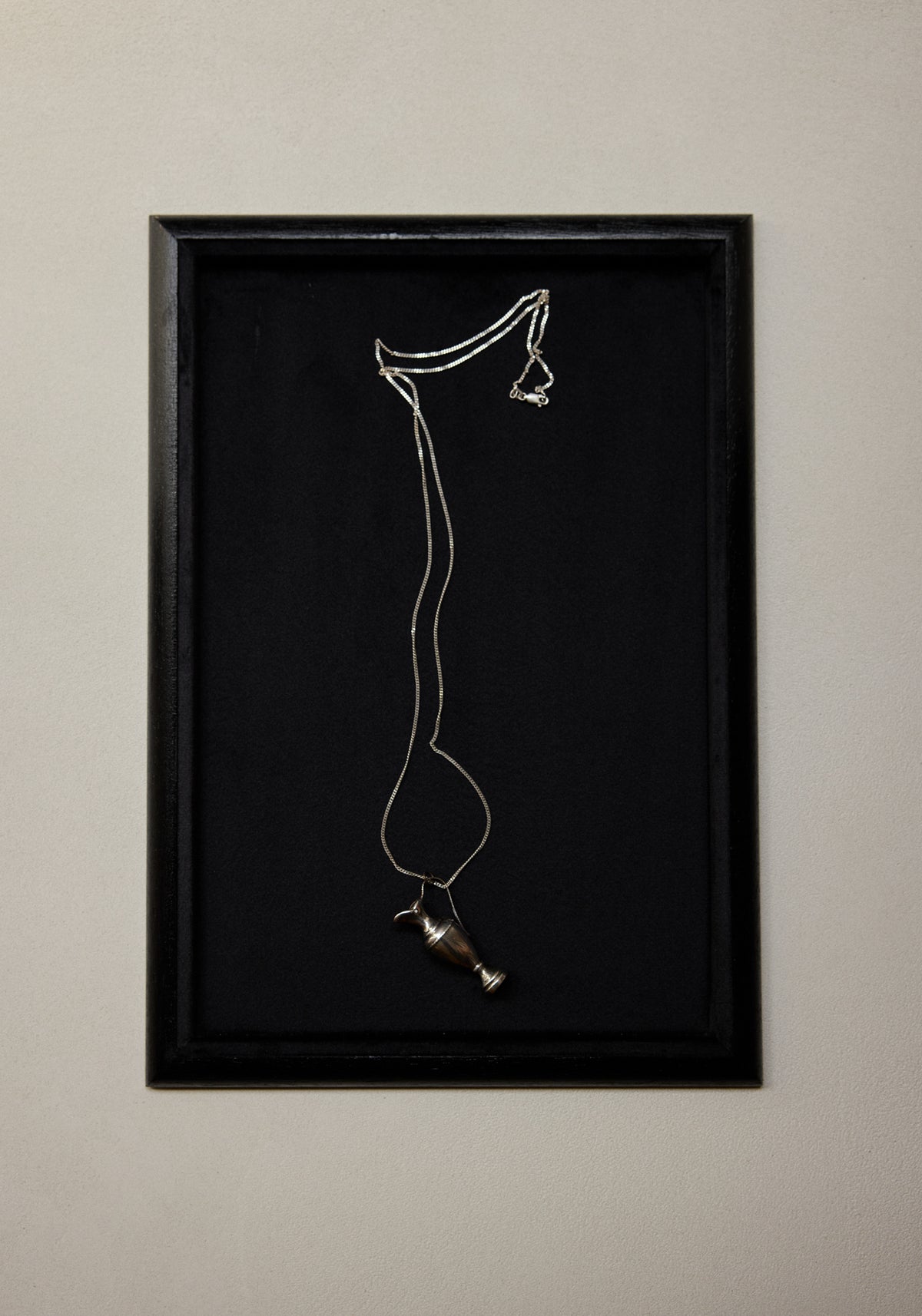 Dutch Silver Miniatures, Jug necklace | silver