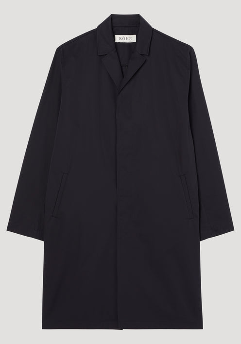 Gabardine trench coat | noir